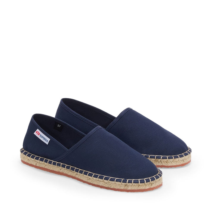 Unisex Blue Espadrilles with Cotton Upper 2
