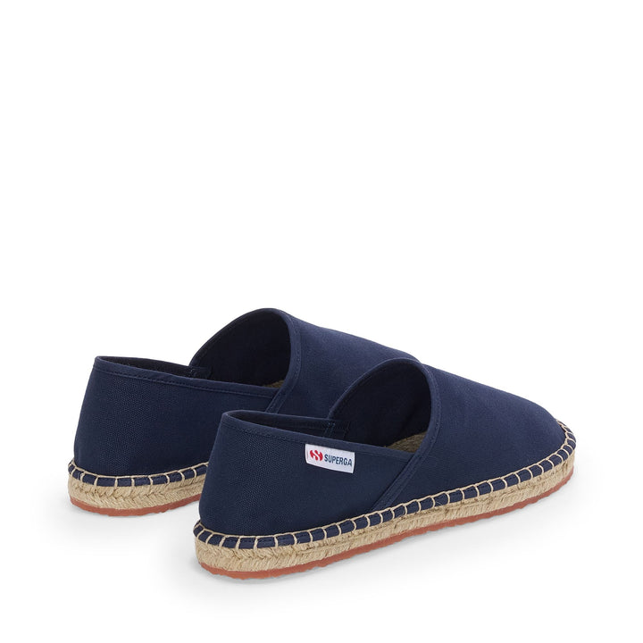 Unisex blaue Espadrilles mit Obermaterial aus Baumwolle 3