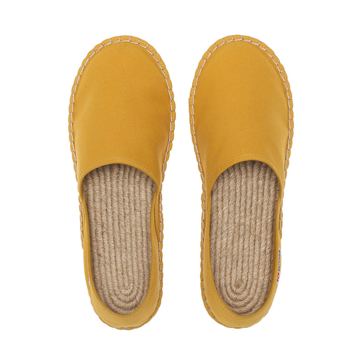 Unisex Yellow Espadrilles with Cotton Upper 4