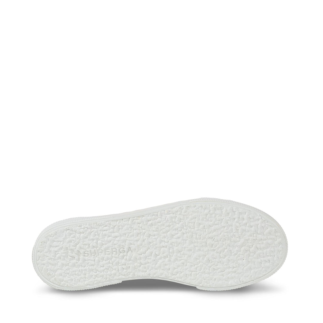 Sneakers da donna con plateau total white e tomaia in macramè main