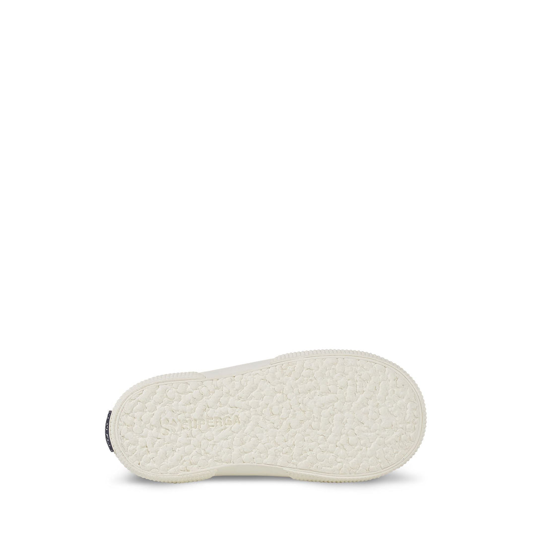Beigefarbene Low-Cut-Sneakers für Kinder mit Obermaterial aus Baumwolle main
