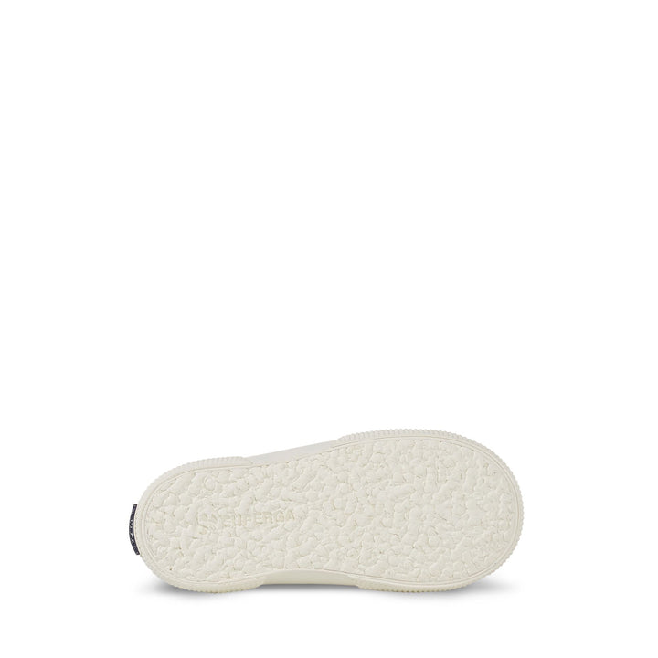 Beigefarbene Low-Cut-Sneakers für Kinder mit Obermaterial aus Baumwolle 5