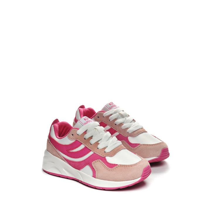 Children's Low Cut Sneakers in Pink with Nylon Upper 2