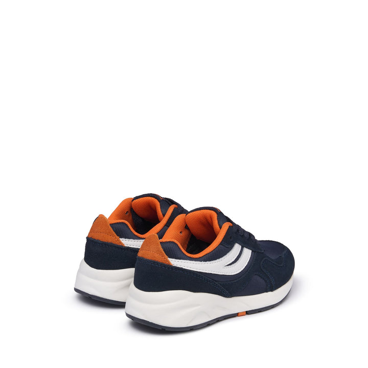 Niedrig geschnittene Kinder-Sneaker in Blau mit Obermaterial aus Nylon 3