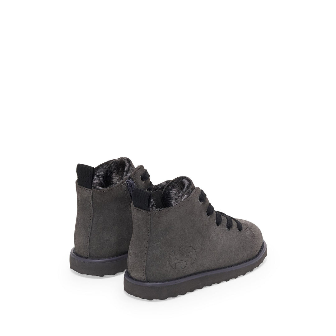 3008 KIDS LACE-UP BOOT SUEDE - Ankle Boots - Laced - Kid unisex - Grey Volcanic-Black main