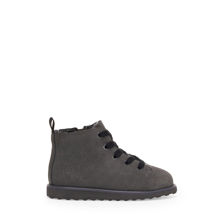 3008 KIDS LACE-UP BOOT SUEDE - Ankle Boots - Laced - Kid unisex - Grey Volcanic-Black 1