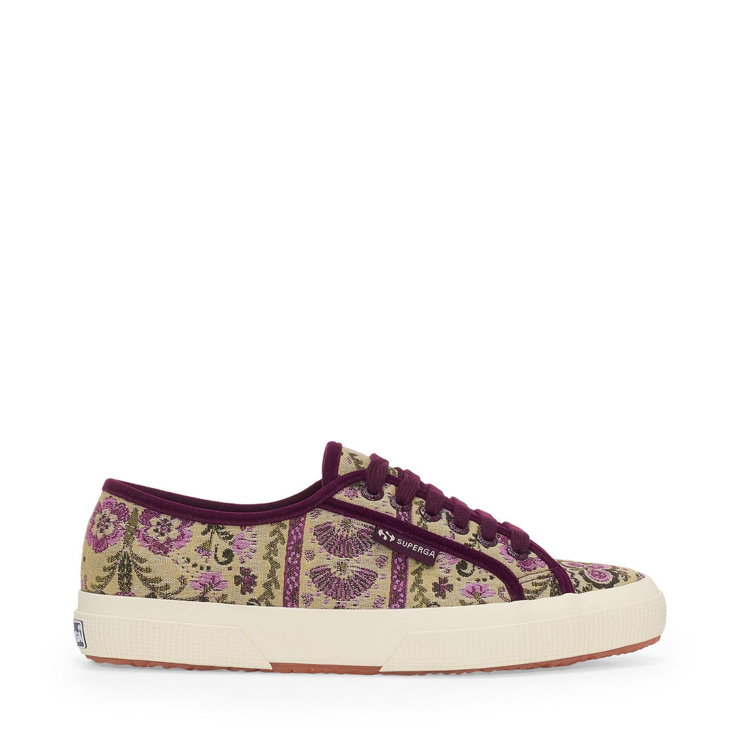 2750 TAPESTRY - Le Superga - Décolleté - Femme - Beige-Puple-Off White 01