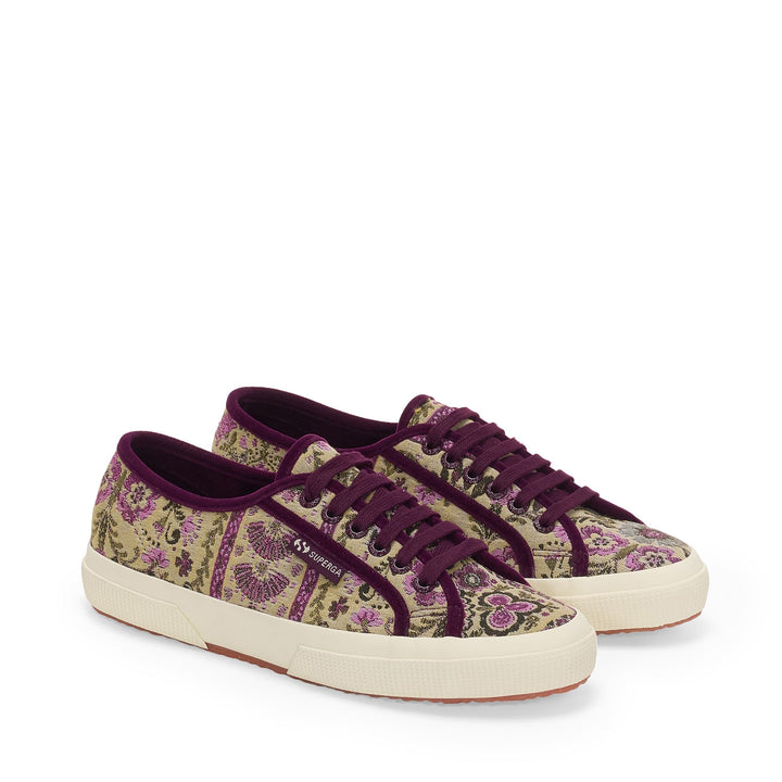 2750 TAPESTRY - Le Superga - Décolleté - Femme - Beige-Puple-Off White 2