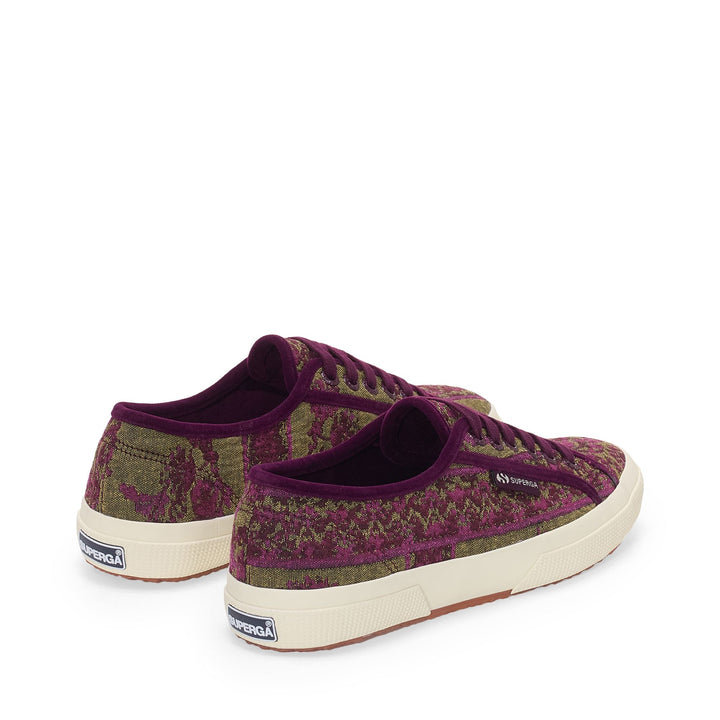 2750 TAPESTRY - Le Superga - Scollatura Bassa - Donna - Military Green-Purple-Off White 3