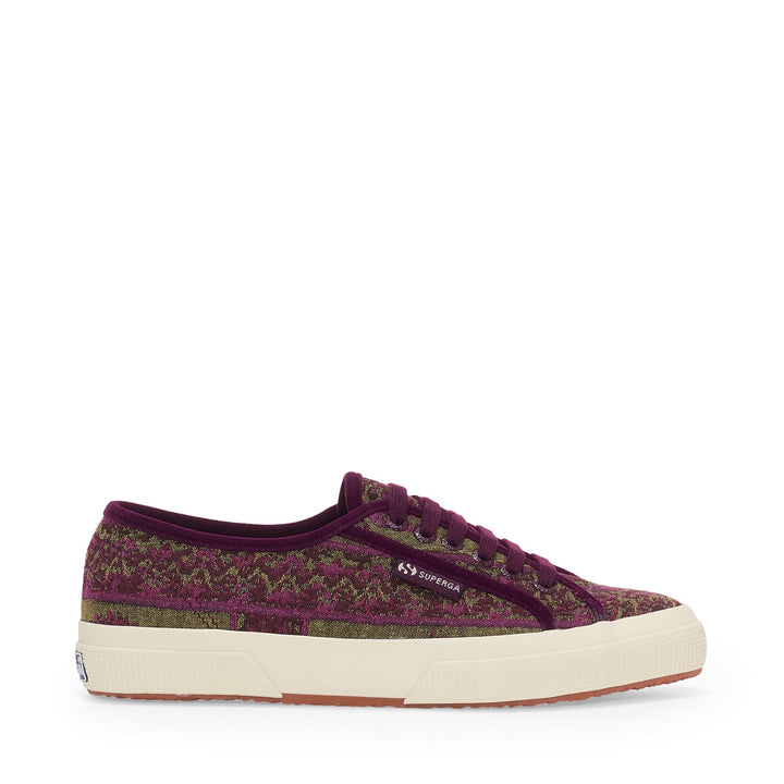 2750 TAPESTRY - Le Superga - Scollatura Bassa - Donna - Military Green-Purple-Off White 1