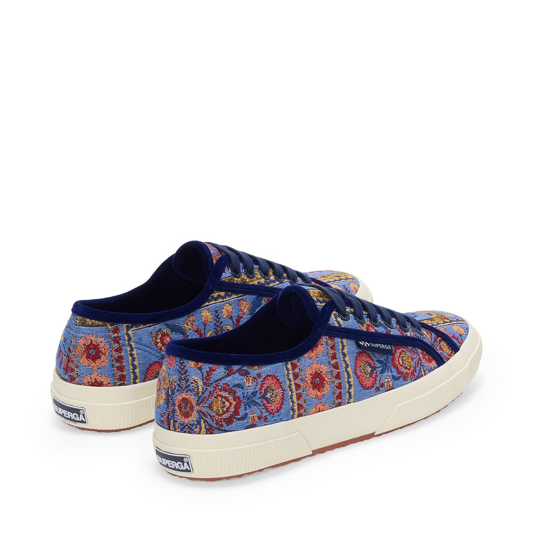 2750 TAPESTRY - Le Superga - Low Cut - Woman - Blue Avion-Beige-Red-Off White main