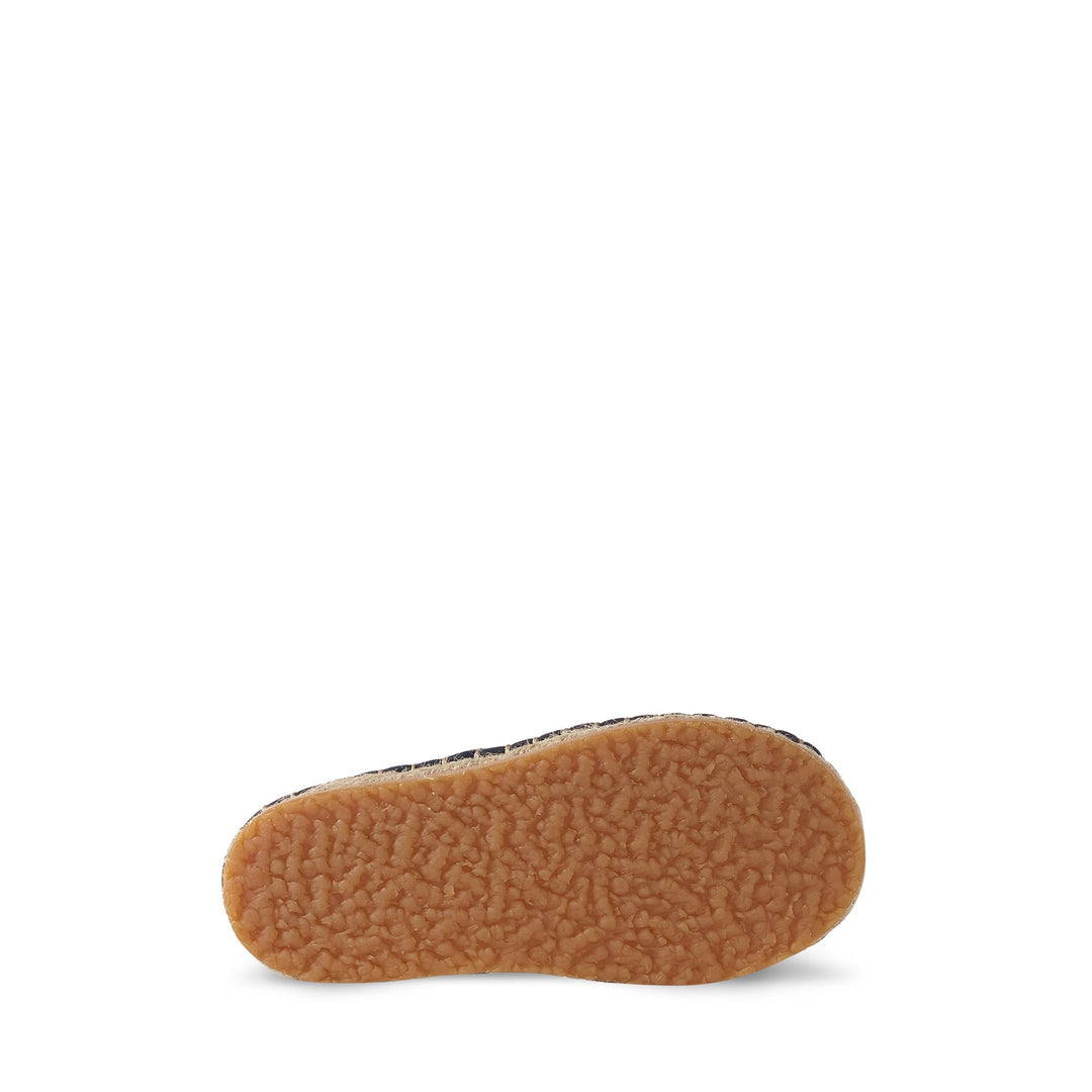 Espadrillas blu da bambina con tomaia in cotone main