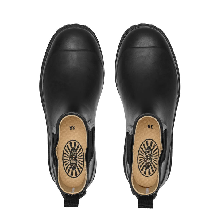 Mid Rubber Boots Woman Black Color 4
