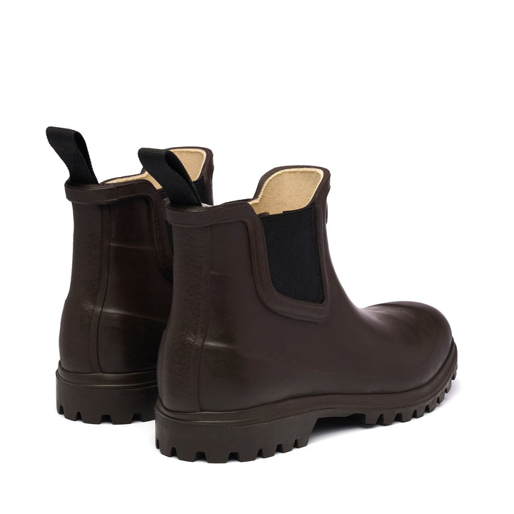 Mid Rubber Boots Woman Brown Color 3