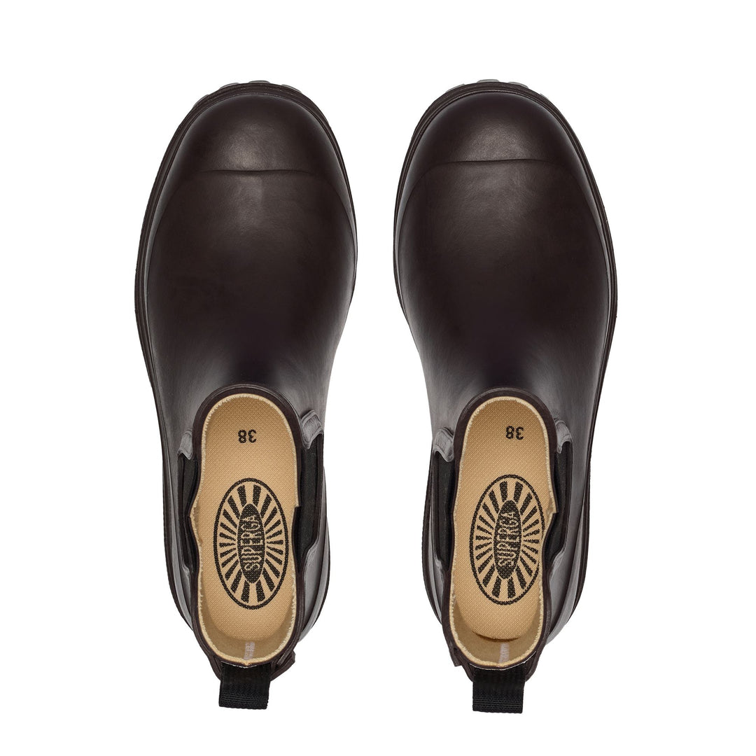 Mid Rubber Boots Woman Brown Color main