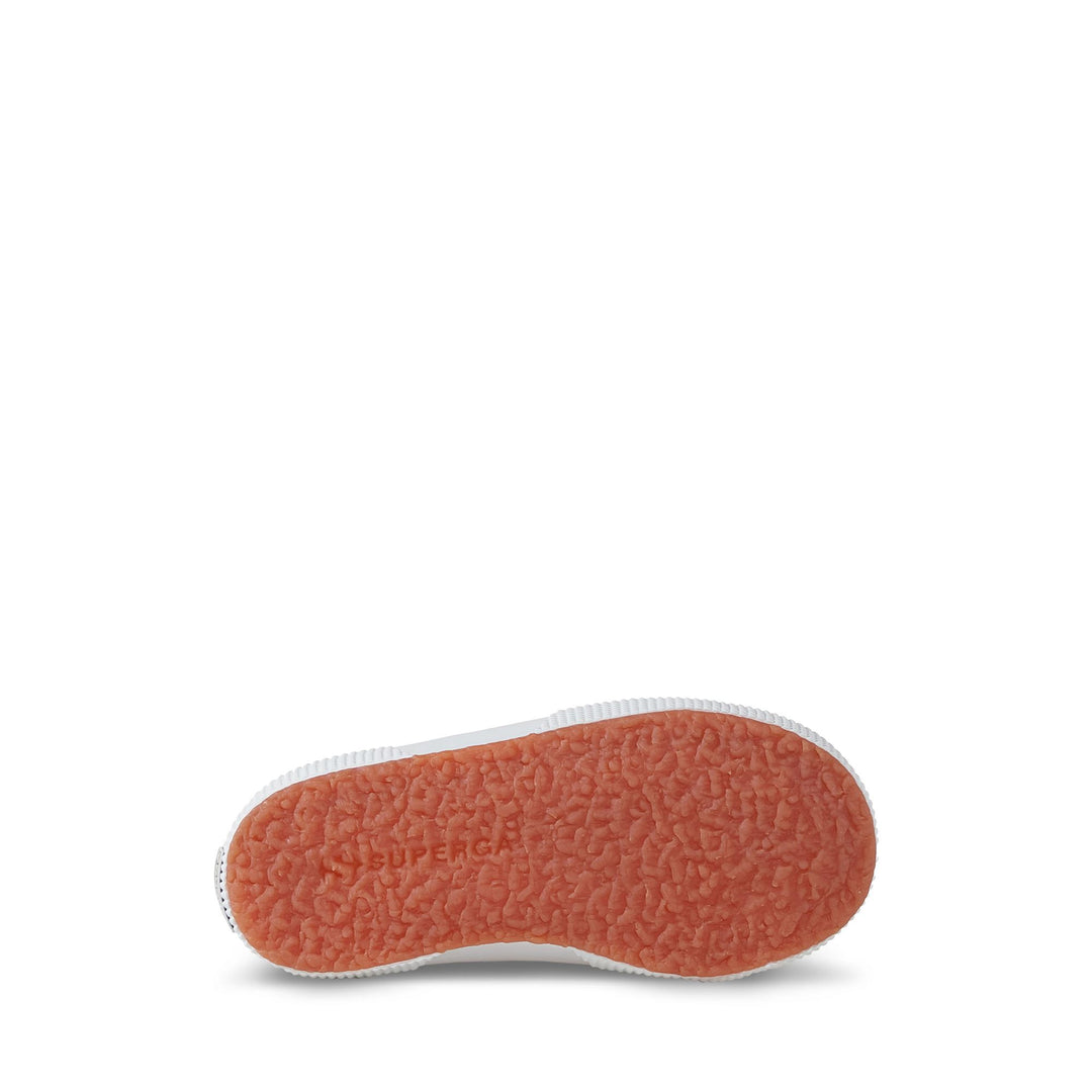 Niedrig geschnittene Kinder-Sneaker in Rot mit Obermaterial aus Baumwolle main