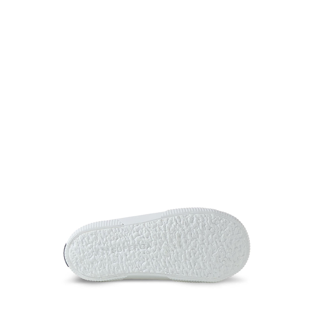 Sneakers basse bianche da ragazza con tomaia in cotone main