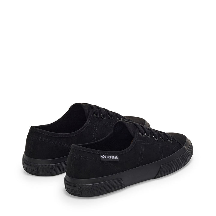 Baskets basses noires pour femme avec tige en microfibre 3