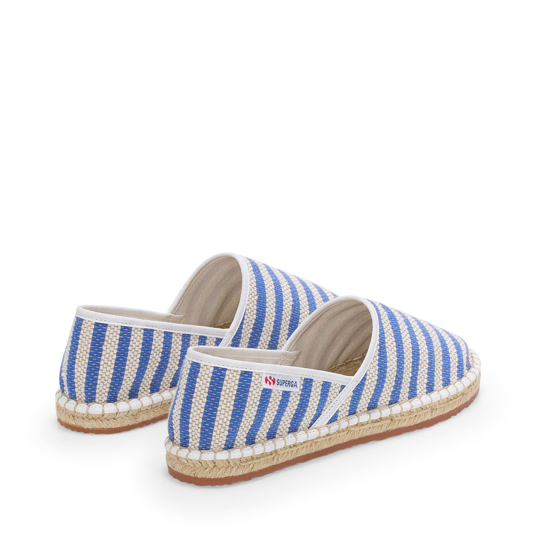 Unisex blaue Espadrilles mit Obermaterial aus Baumwolle main