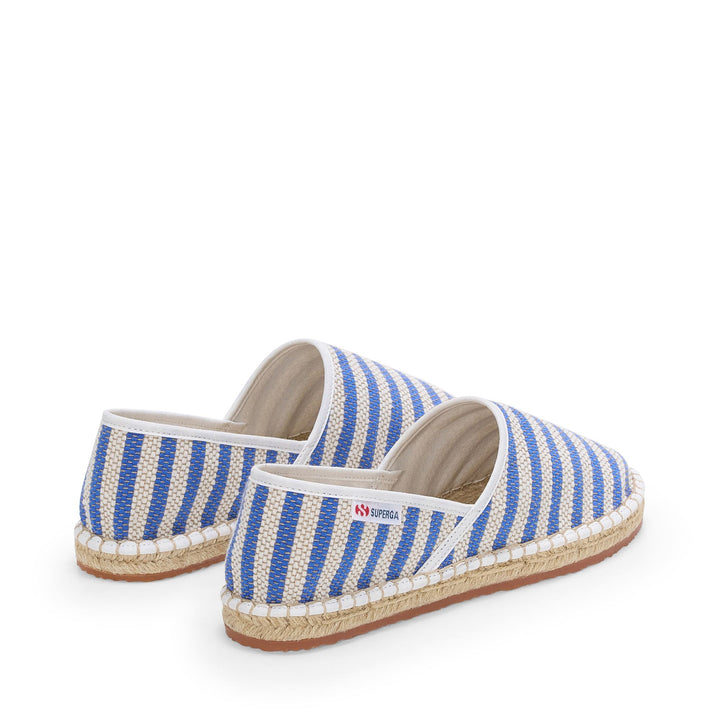 Unisex blaue Espadrilles mit Obermaterial aus Baumwolle 3