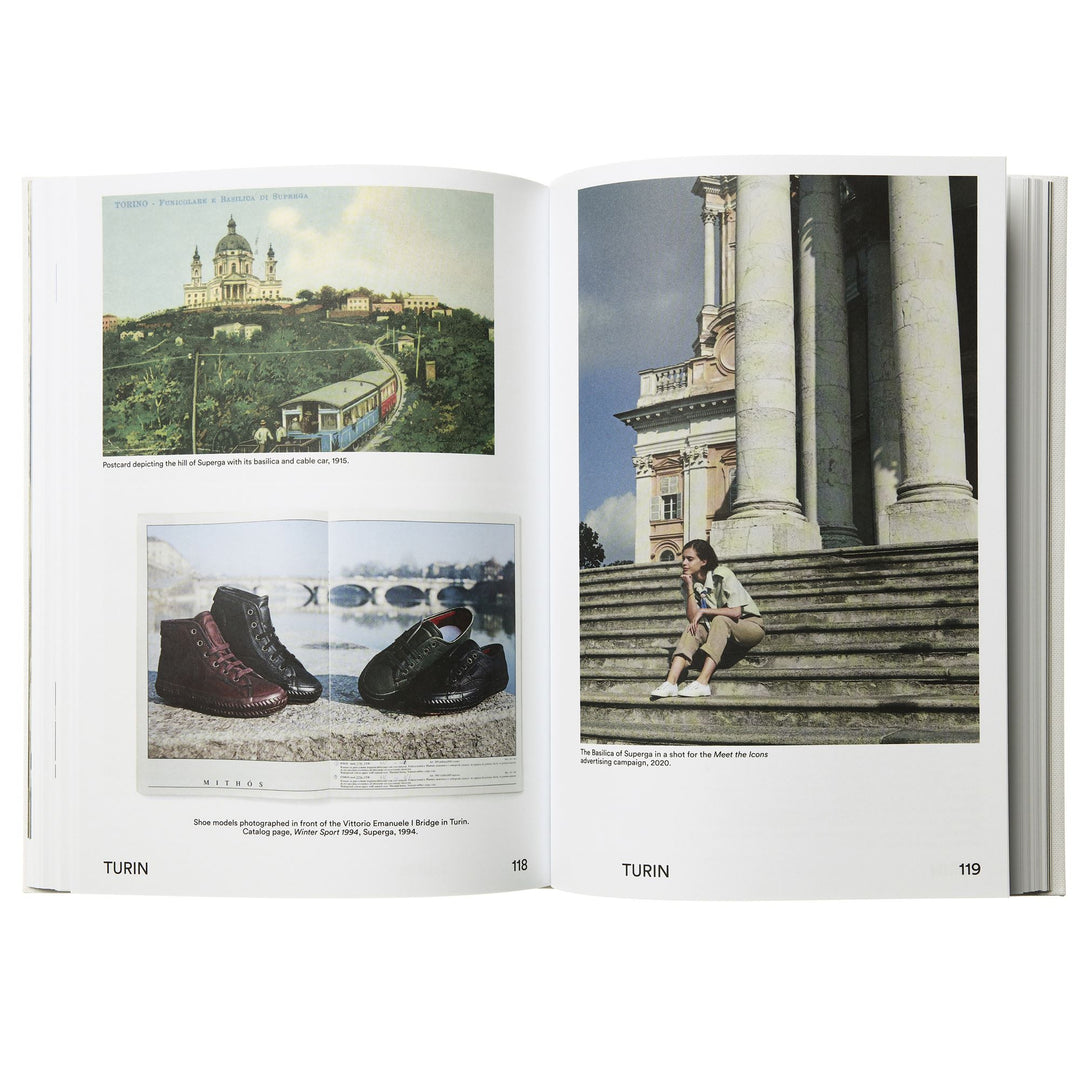 Libro bianco unisex sulla storia della moda italiana di Superga main