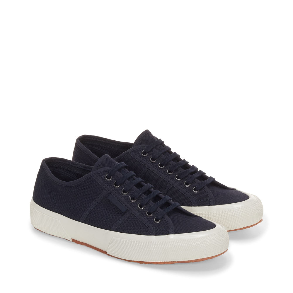 Unisex Low Cut Navy Sneakers with Cotton Upper 02
