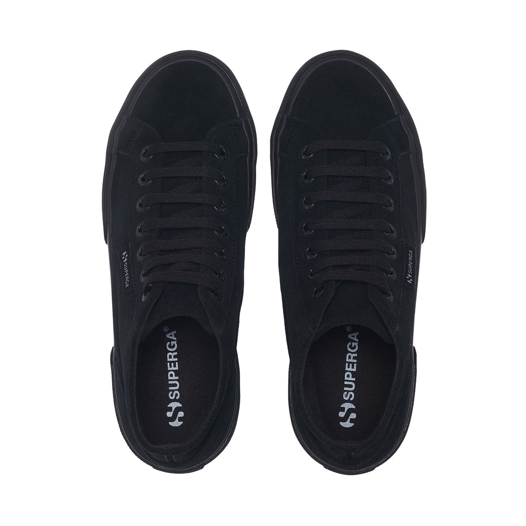 Unisex-Stiefeletten in Schwarz mit Obermaterial aus Wildleder main