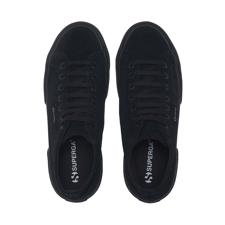 Unisex-Stiefeletten in Schwarz mit Obermaterial aus Wildleder 4