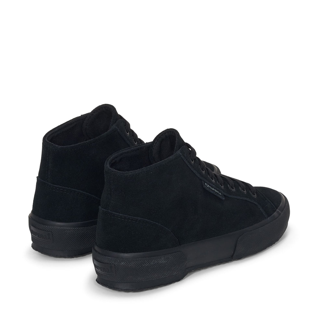 Unisex-Stiefeletten in Schwarz mit Obermaterial aus Wildleder main