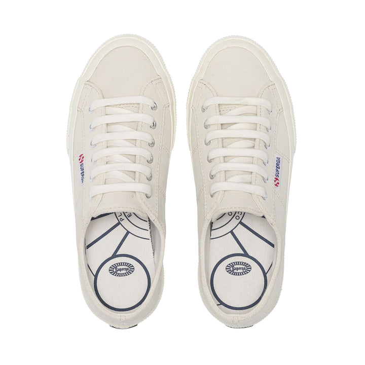 Weiße Unisex-Sneaker mit niedrigem Schnitt und Obermaterial aus Wildleder 4