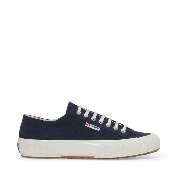Sneakers basse unisex blu con tomaia in pelle scamosciata 1