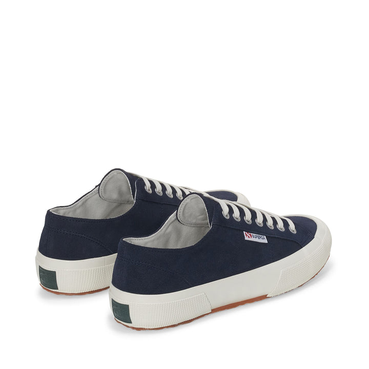 Sneakers basse unisex blu con tomaia in pelle scamosciata 3