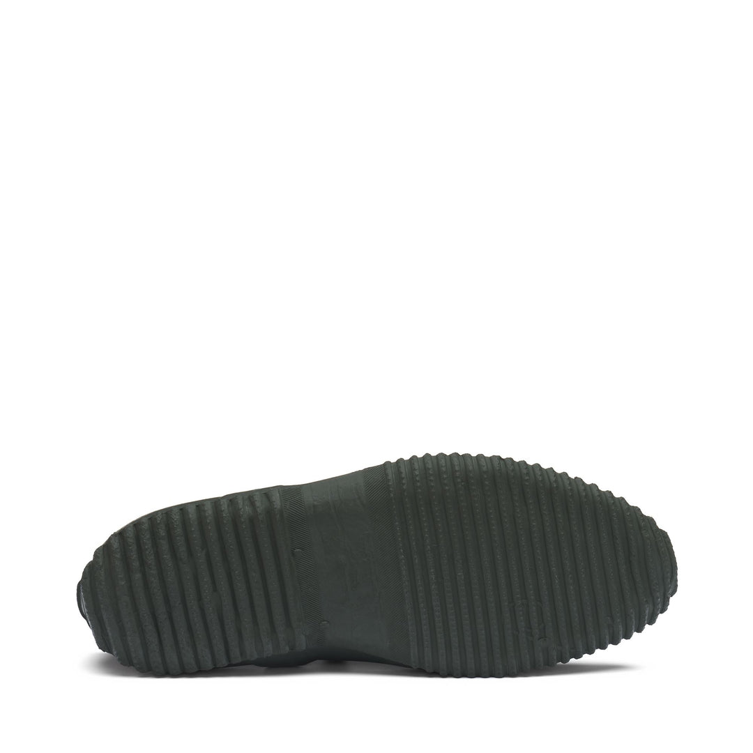 Woman's Green Rubber Ballerina with Cotton Lining main
