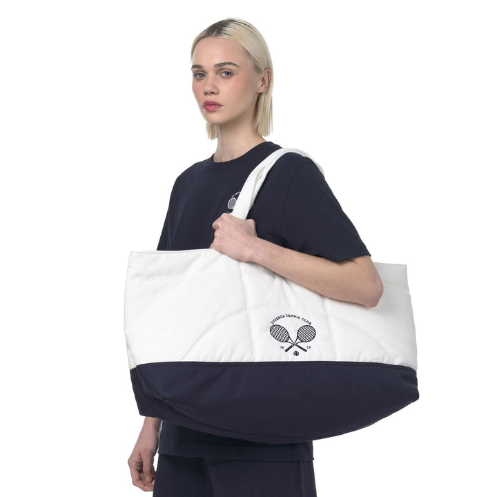 Unisex White Tote Bag with Waxed Cotton Canvas 5