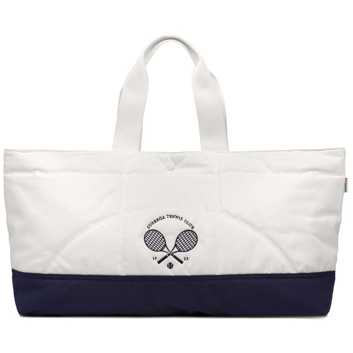 Weiße Unisex-Tragetasche mit gewachstem Baumwoll-Canvas 1