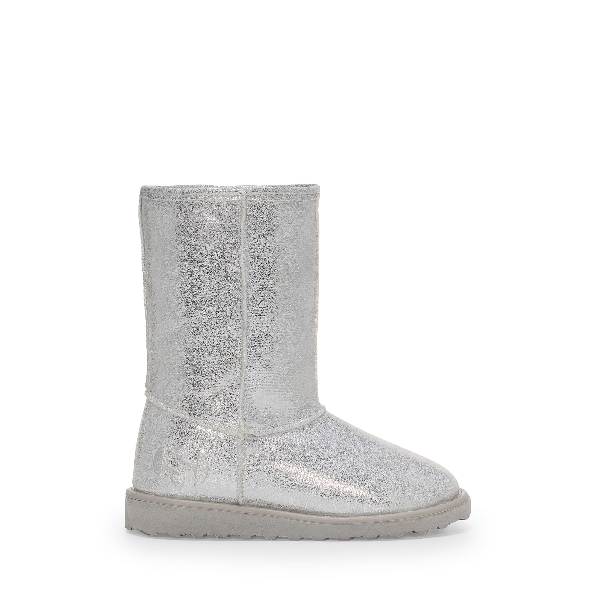 アメコミ (DEAD STOCK) CFTOYS / HELA Silver boots Girl's Silver Boots with Lamé Microfiber Upper | Superga