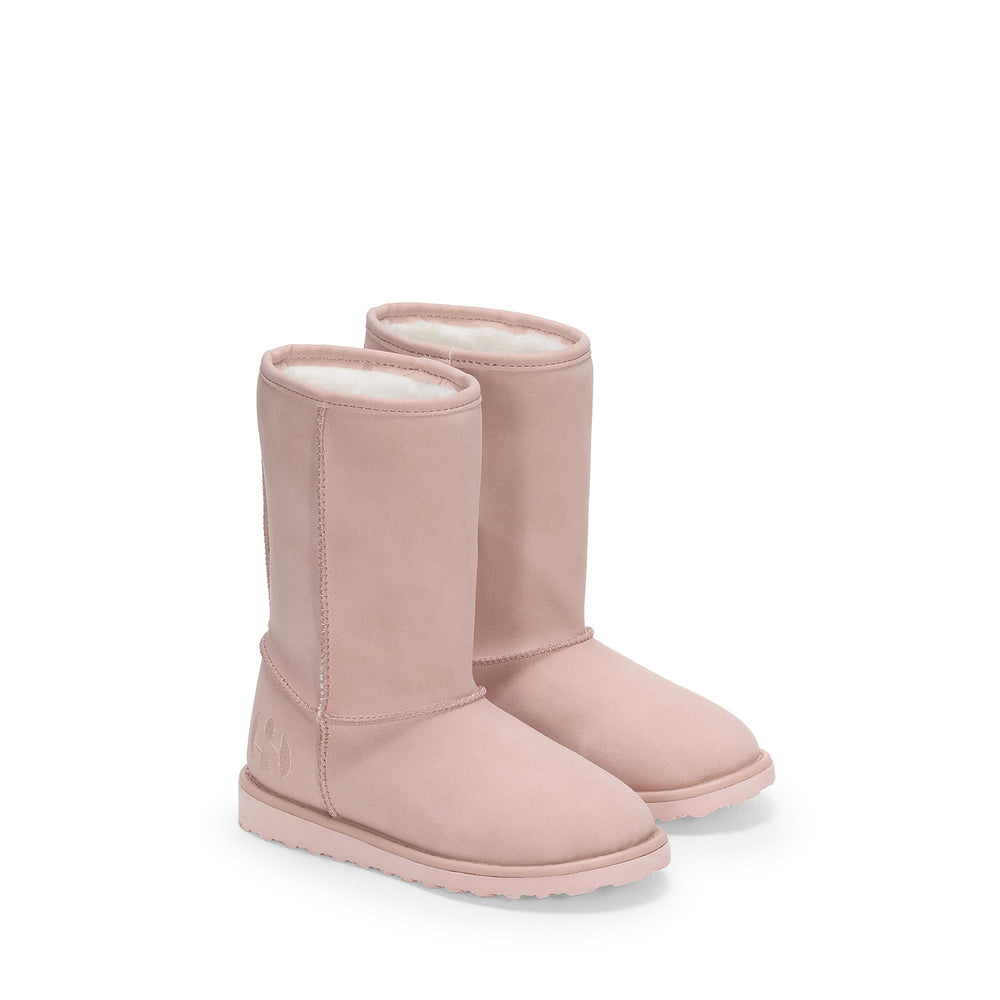 Stivali rosa per bambini con tomaia in nabuk 02