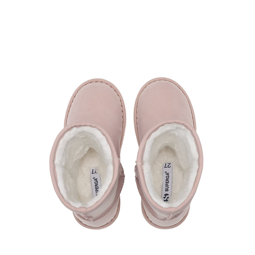 Stivali rosa per bambini con tomaia in nabuk main