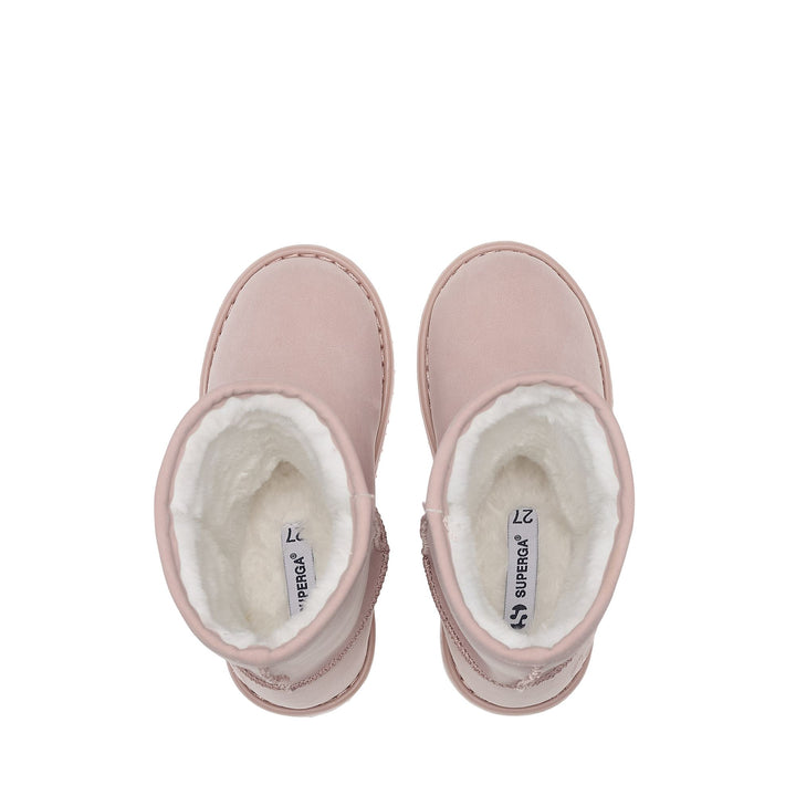 Stivali rosa per bambini con tomaia in nabuk 4