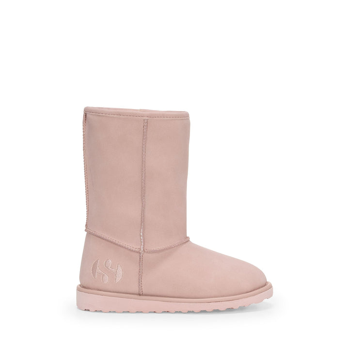 Stivali rosa per bambini con tomaia in nabuk 1