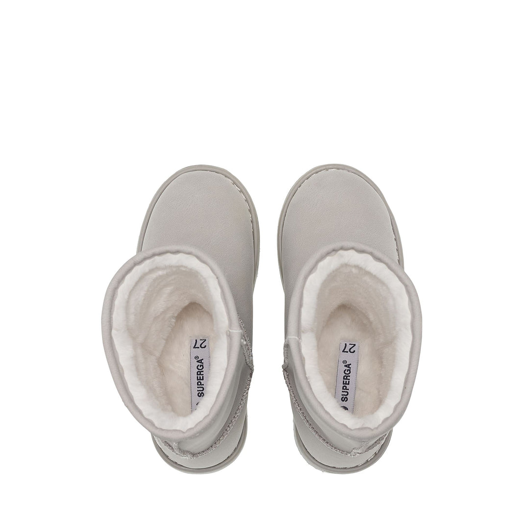 Kid's High Boots in Grey with Nubuck-Effect Microfiber Upper main