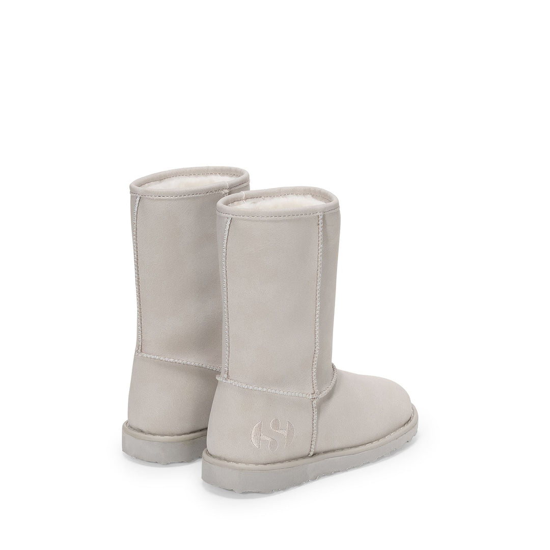 Kid's High Boots in Grey with Nubuck-Effect Microfiber Upper main