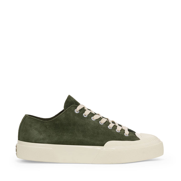 2432 WORKS SUEDE FLESH OUT - Sneakers - Scollatura Bassa - Unisex - Green grass Dk-Off White 1