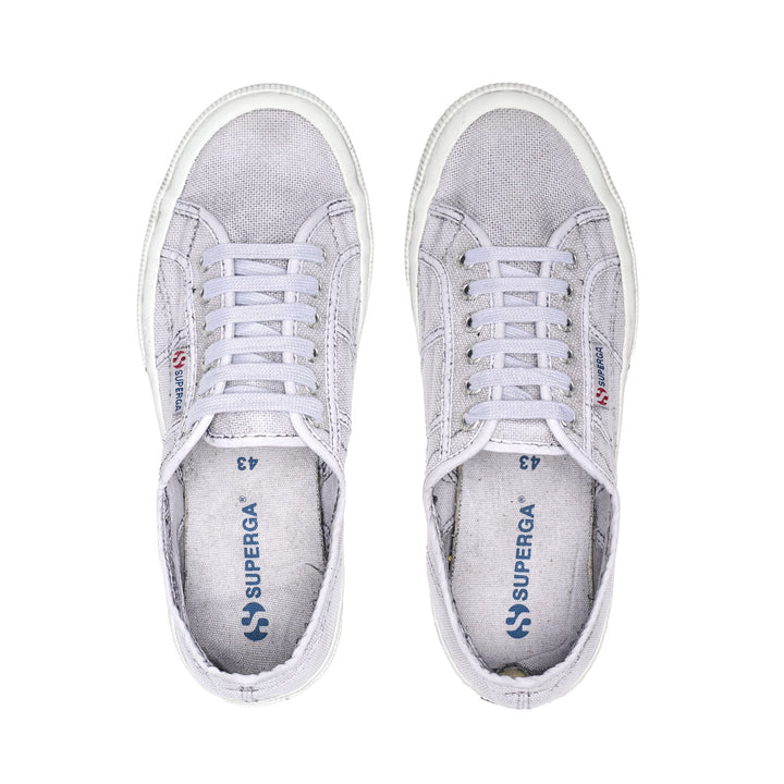 Sneakers classiche unisex grigie con tomaia in cotone 4