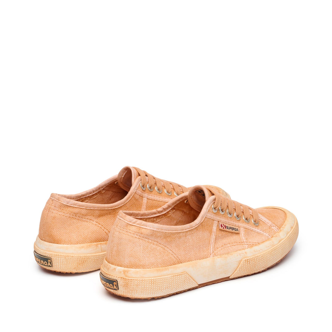 Sneakers basse unisex arancioni con tomaia in cotone main