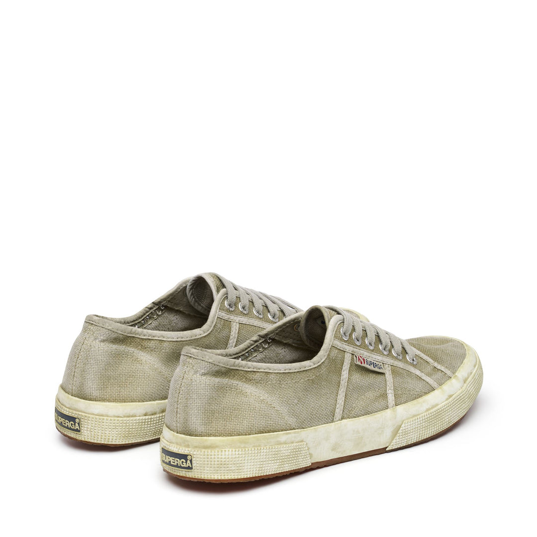 Sneakers basse unisex verdi con tomaia in cotone main