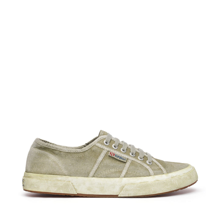 Sneakers basse unisex verdi con tomaia in cotone 1