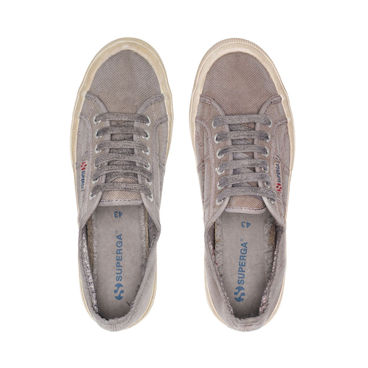 Sneakers basse unisex marroni con tomaia in cotone 4