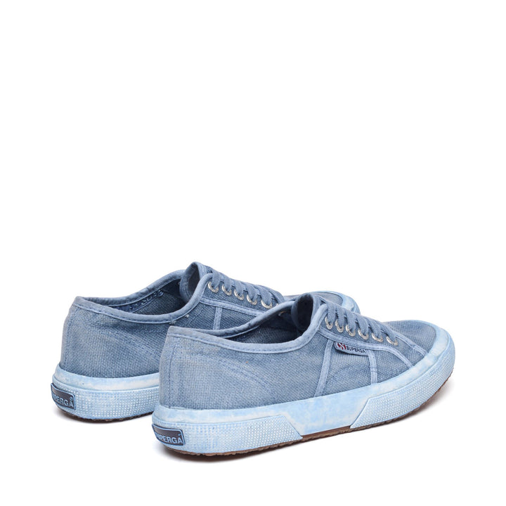 Sneakers basse unisex blu navy con tomaia in cotone 3
