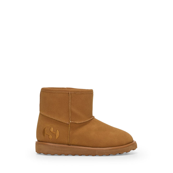 Stivaletti per bambini unisex color marrone miele 1